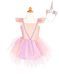 Great Pretenders - Pink Shimmer Unicorn Dress & Headband - Size 3-4