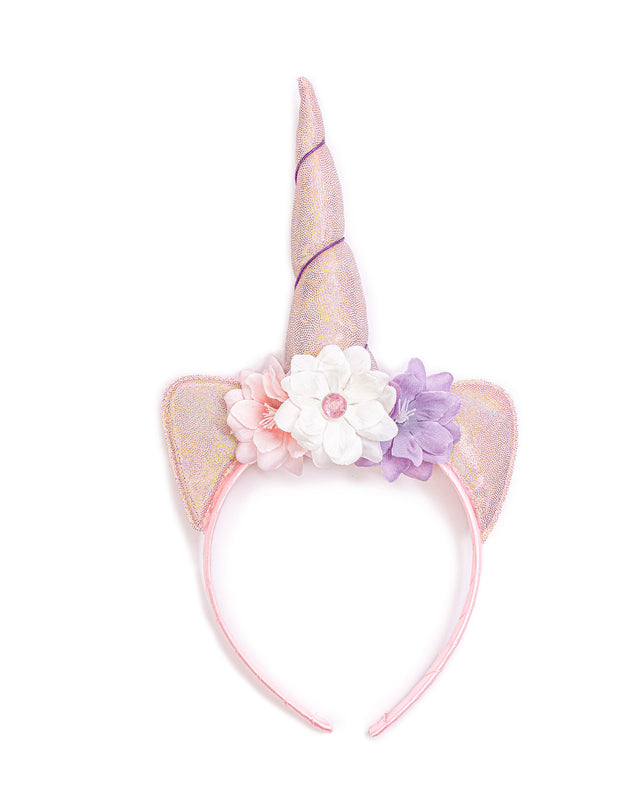 Great Pretenders - Pink Shimmer Unicorn Dress & Headband - Size 3-4