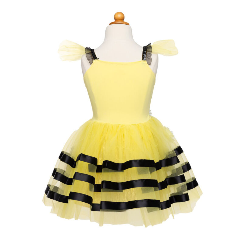 Great Pretenders - Bumble Bee Dress & Headband Size 3-4
