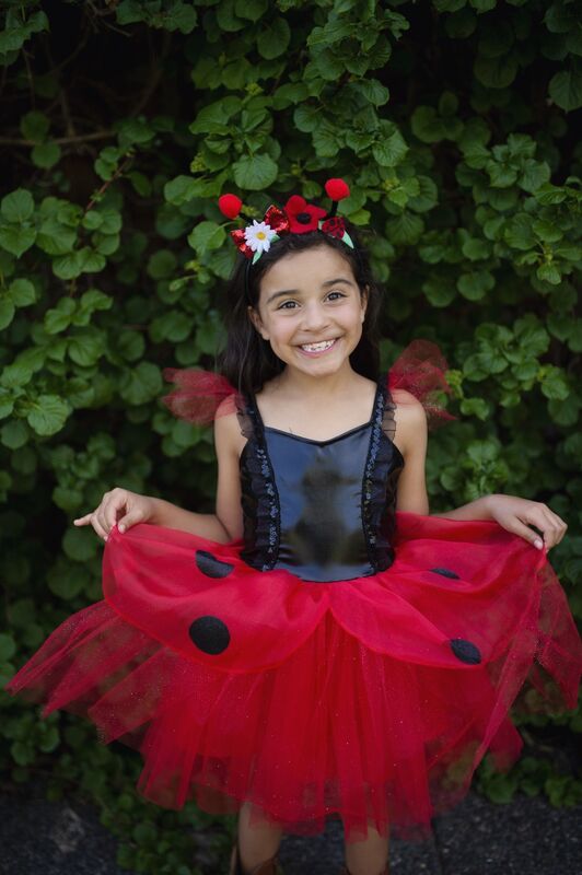 Great Pretenders - Lady Bug Dress & Headband Size 3-4
