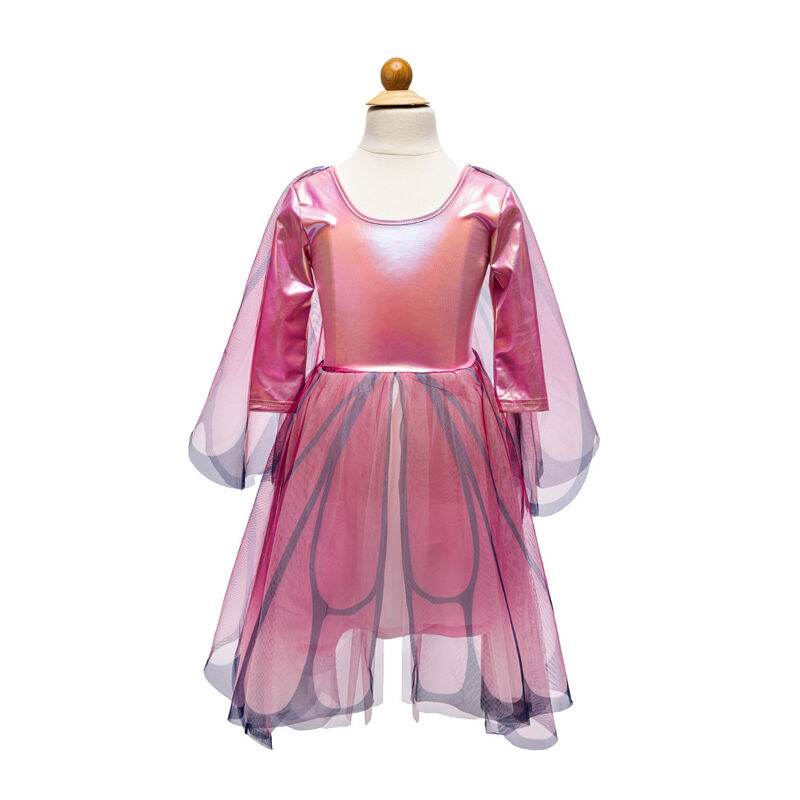 Great Pretenders - Pink Butterfly Twirl Dress with Wings Size 5-6