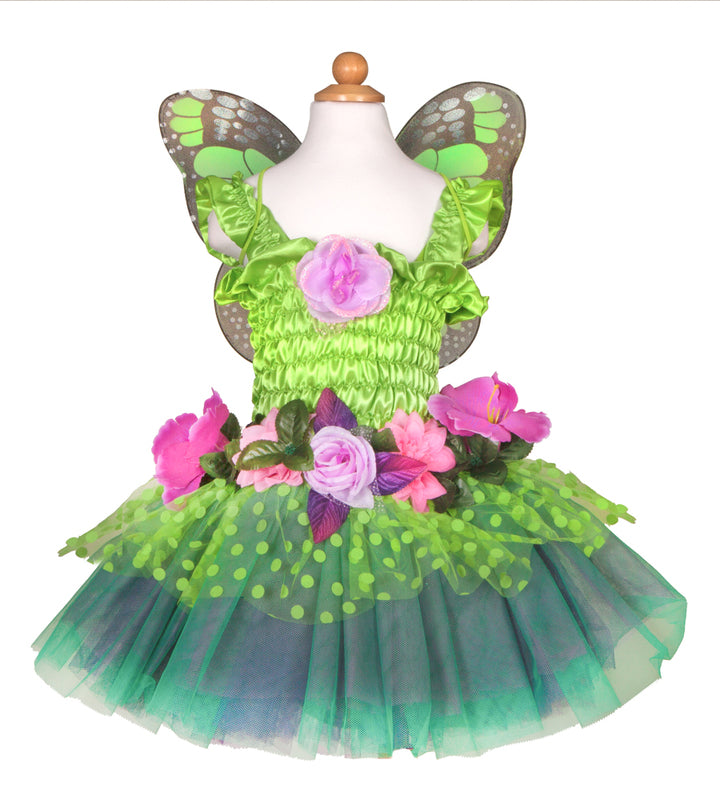 Great Pretenders - Fairy Blooms Deluxe Green Dress Size 5-6