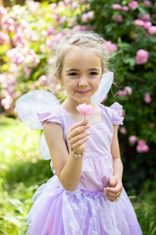 Great Pretenders - Lilac Flutter Butterfly Skirt & Wings Size 4-6