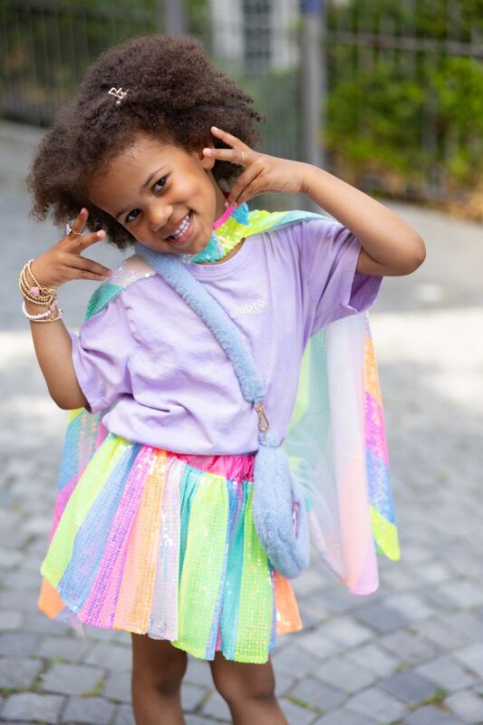 Great Pretenders - Stripy Sequins Cape Size 4-6