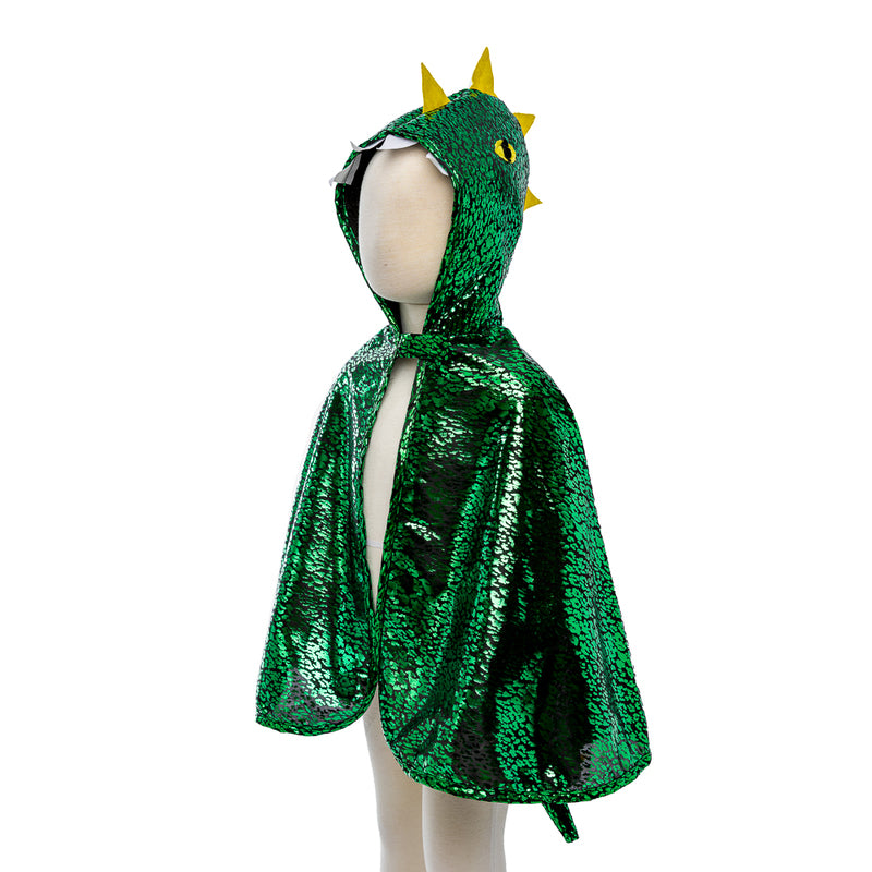 Great Pretenders - Metallic Green Dragon Cape 2-3