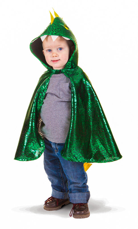 Great Pretenders - Metallic Green Dragon Cape 2-3
