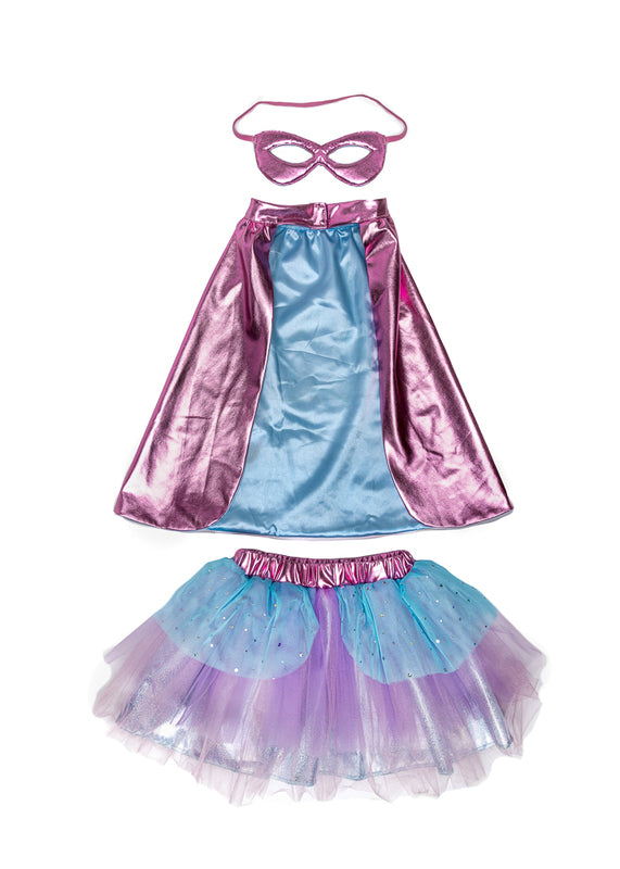 Great Pretenders - Superduper Tutu, Cape & Mask Size 4-6