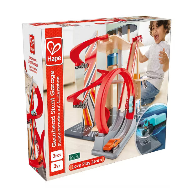 Hape - Gearhead Stunt Garage