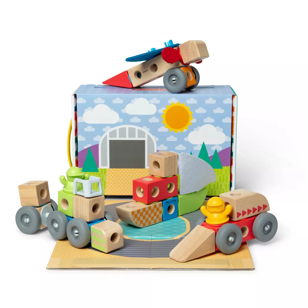 Melissa & Doug - Blockables Vehicles Play Set