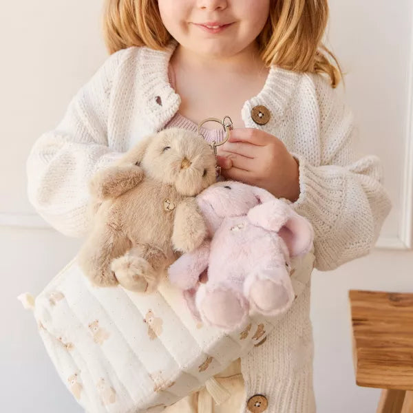 Snuggle Bunnies - Penelope Keyring Caramel