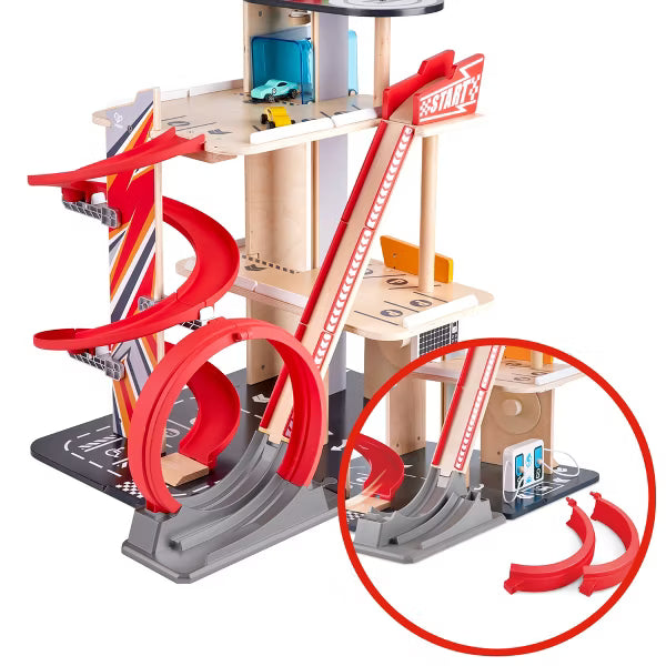 Hape - Gearhead Stunt Garage