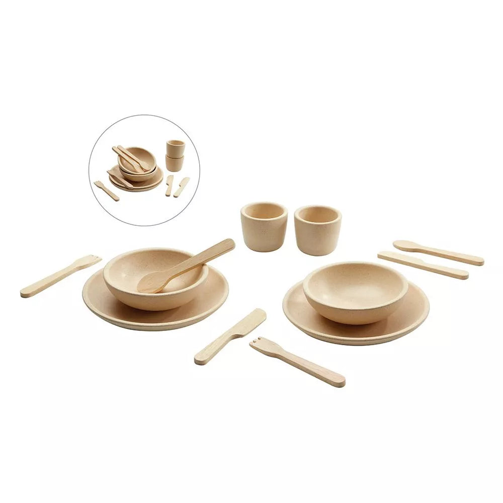 Toy Tableware Plan Toys - Tableware Set – The Play Room