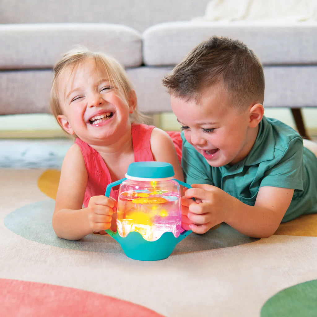 Jellystone - Glo Pals Sensory Play Jar Blue