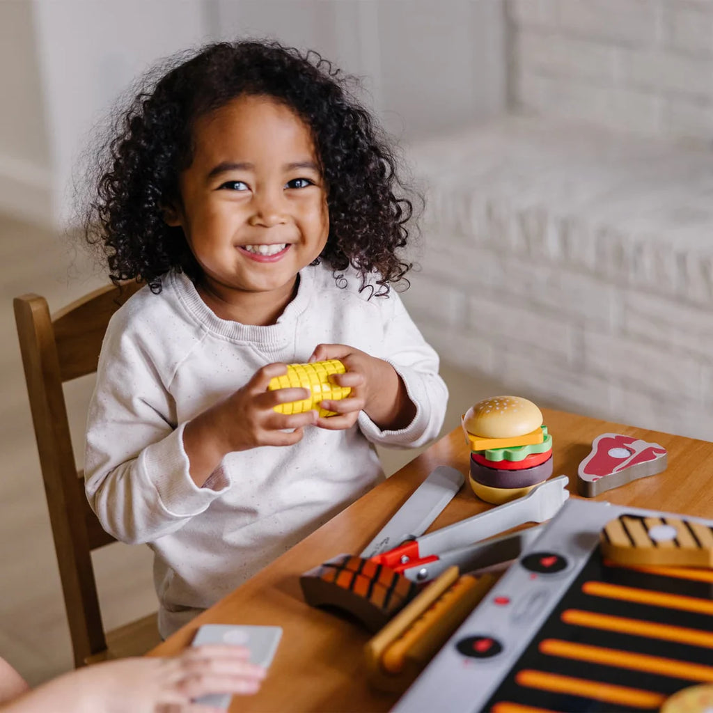 Melissa and Doug - Grill & Serve BBQ Set