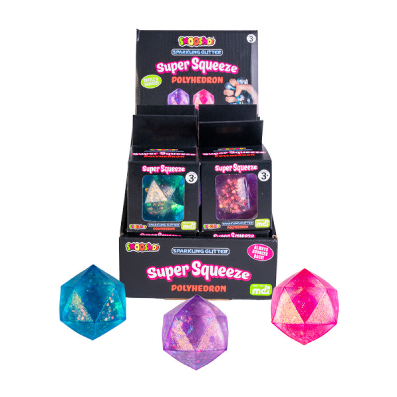 Smooshos - Super Squeeze Sparkling Glitter - Polyhedron