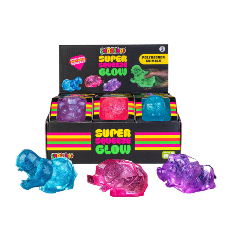 Smooshos - Super Squeeze Glow - Polyhedron Animals