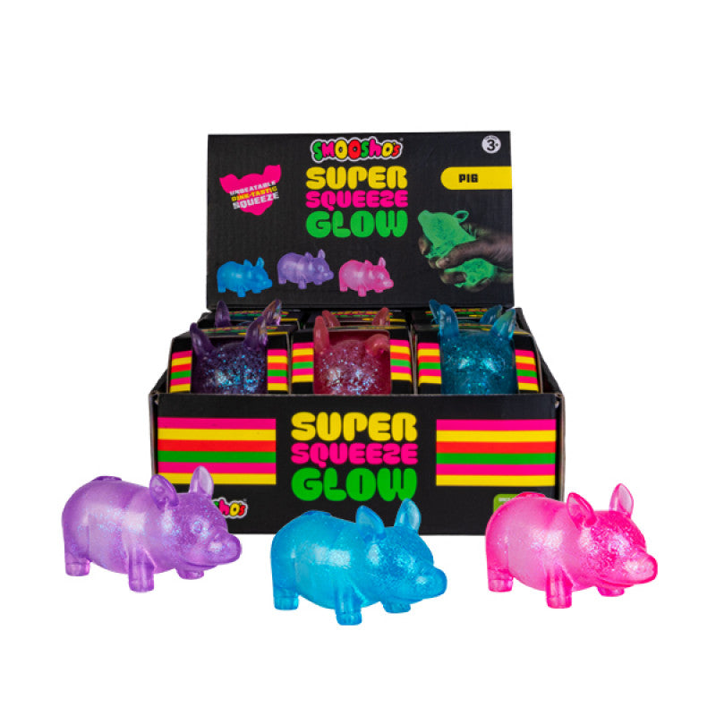 Smooshos - Super Squeeze Glow - Pig