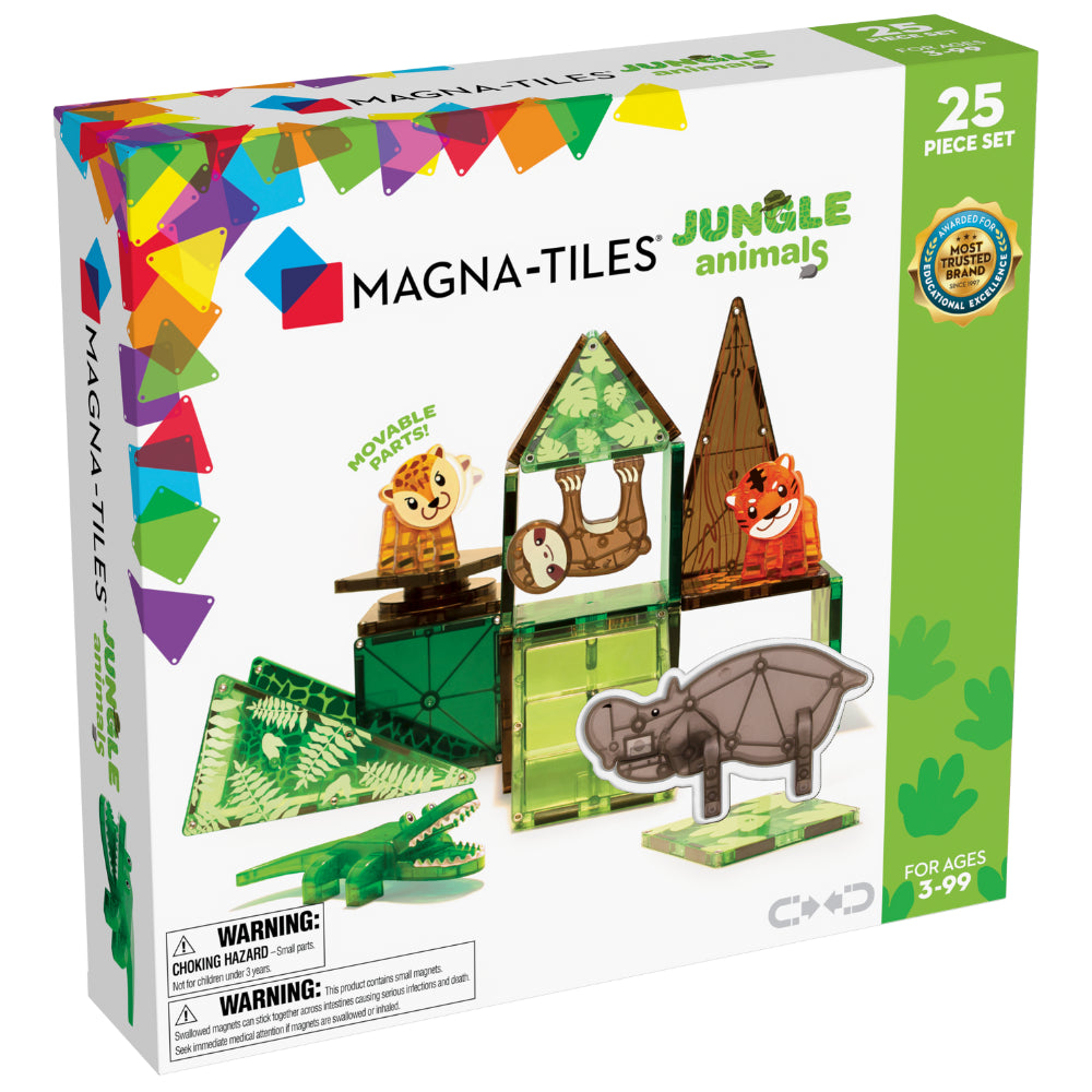 Magna Tiles - Jungle Animals Set - 25 piece