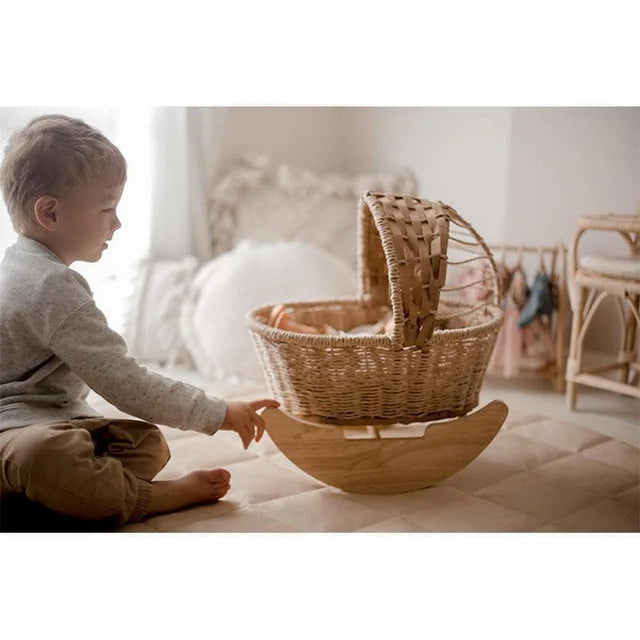 Q Toys - Jute Doll Cradle
