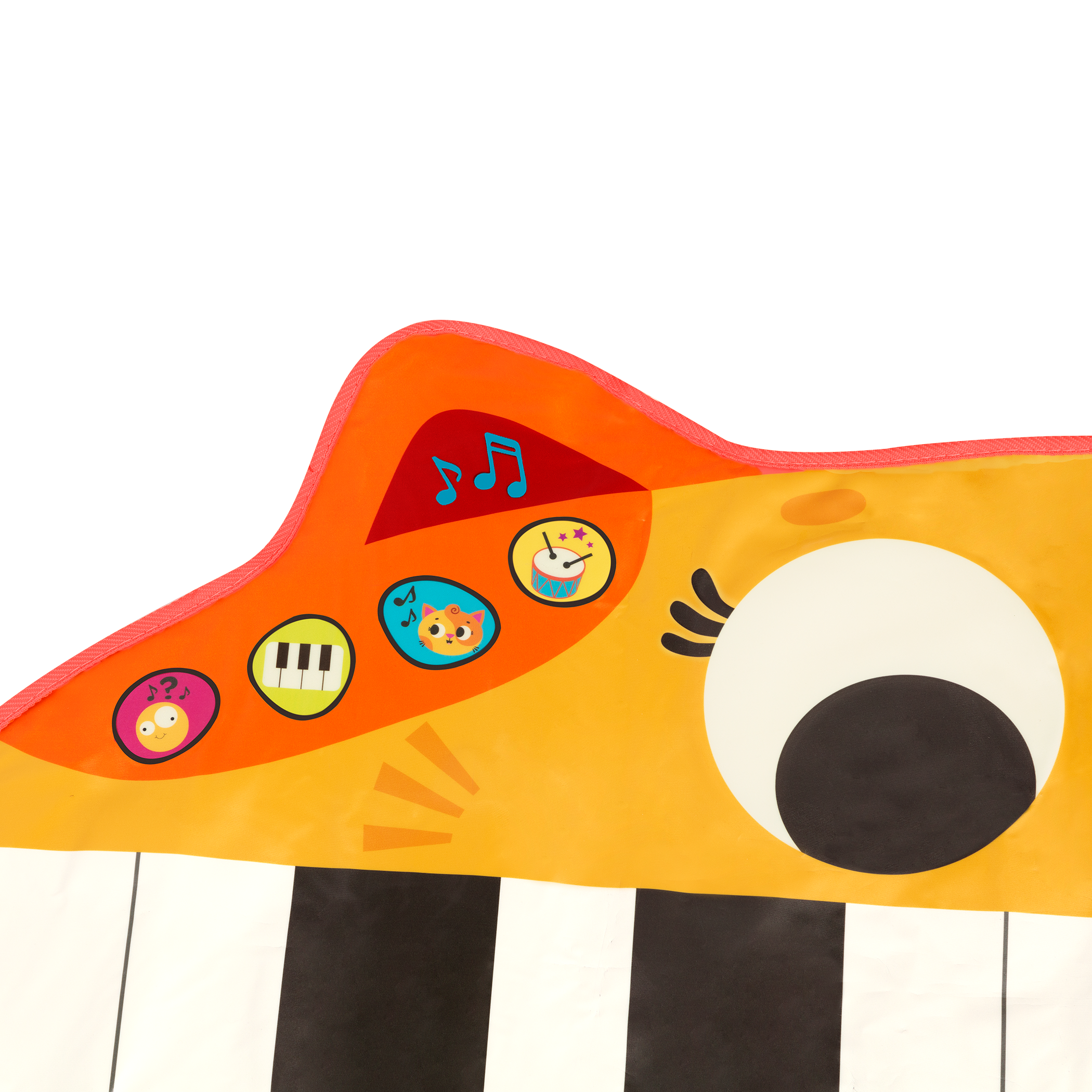 Cat floor piano.