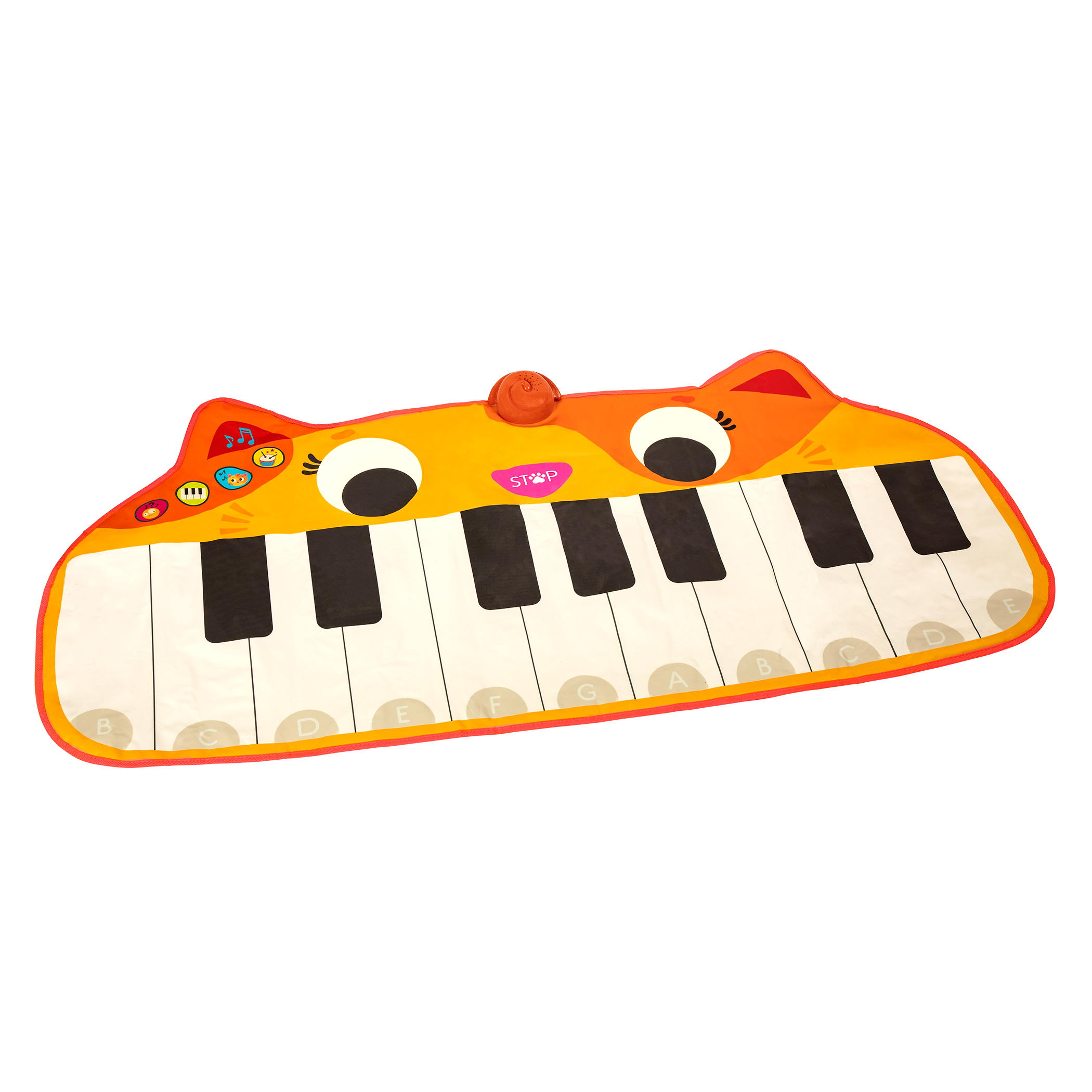 Cat floor piano.