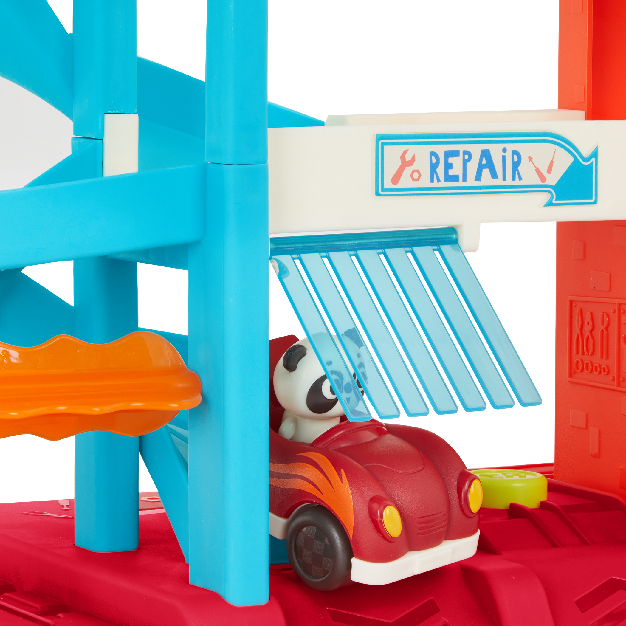 Car garage playset.