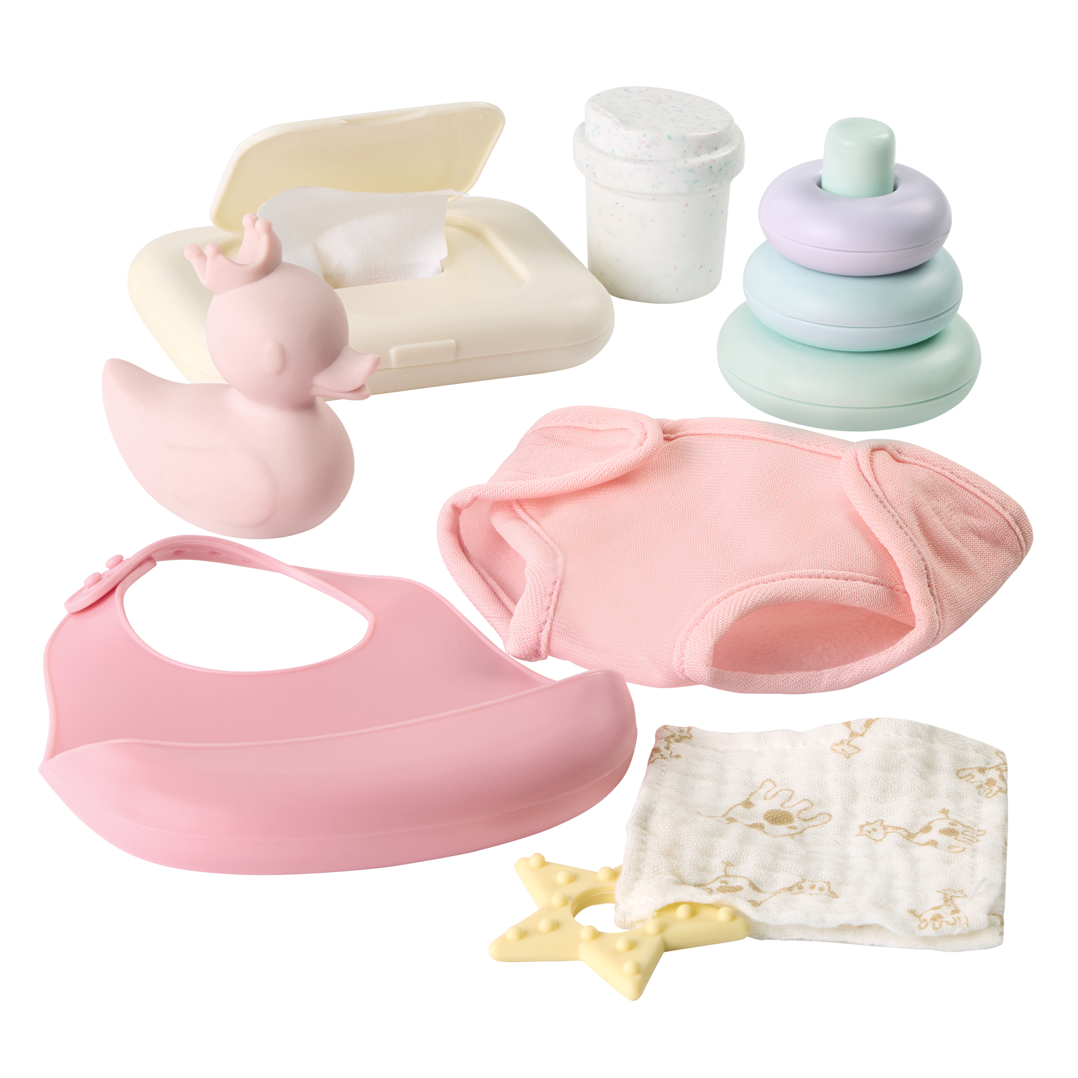 LullaBaby - Baby Doll & Jogging Stroller Set
