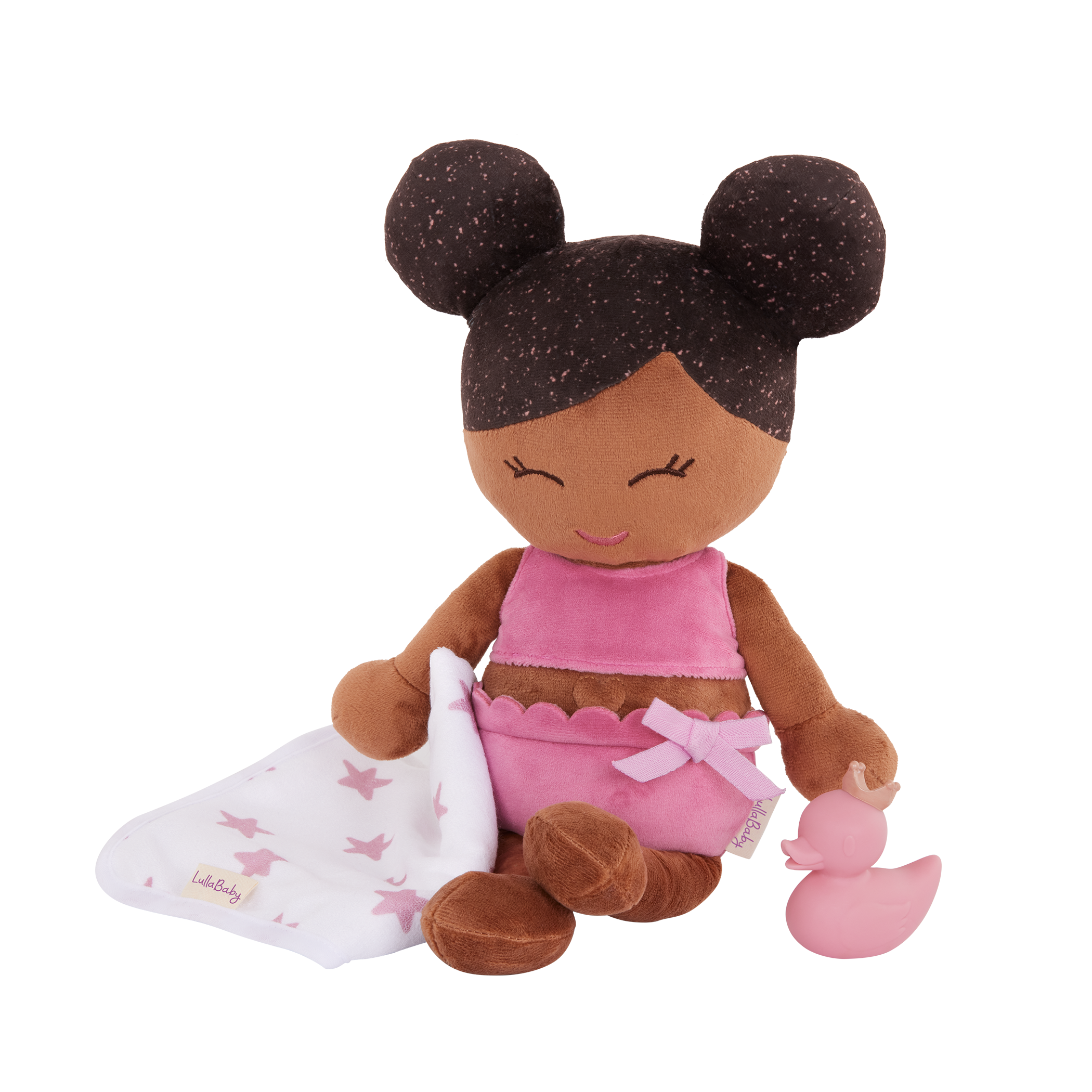 LullaBaby Plush Bath Doll & Accessories