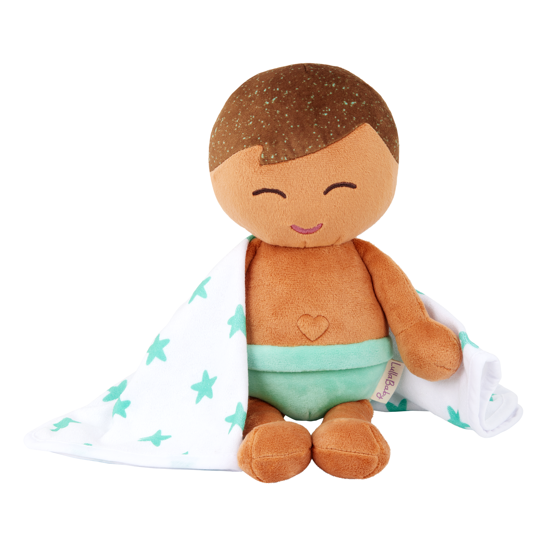 LullaBaby Boy Plush Bath Doll & Accessories