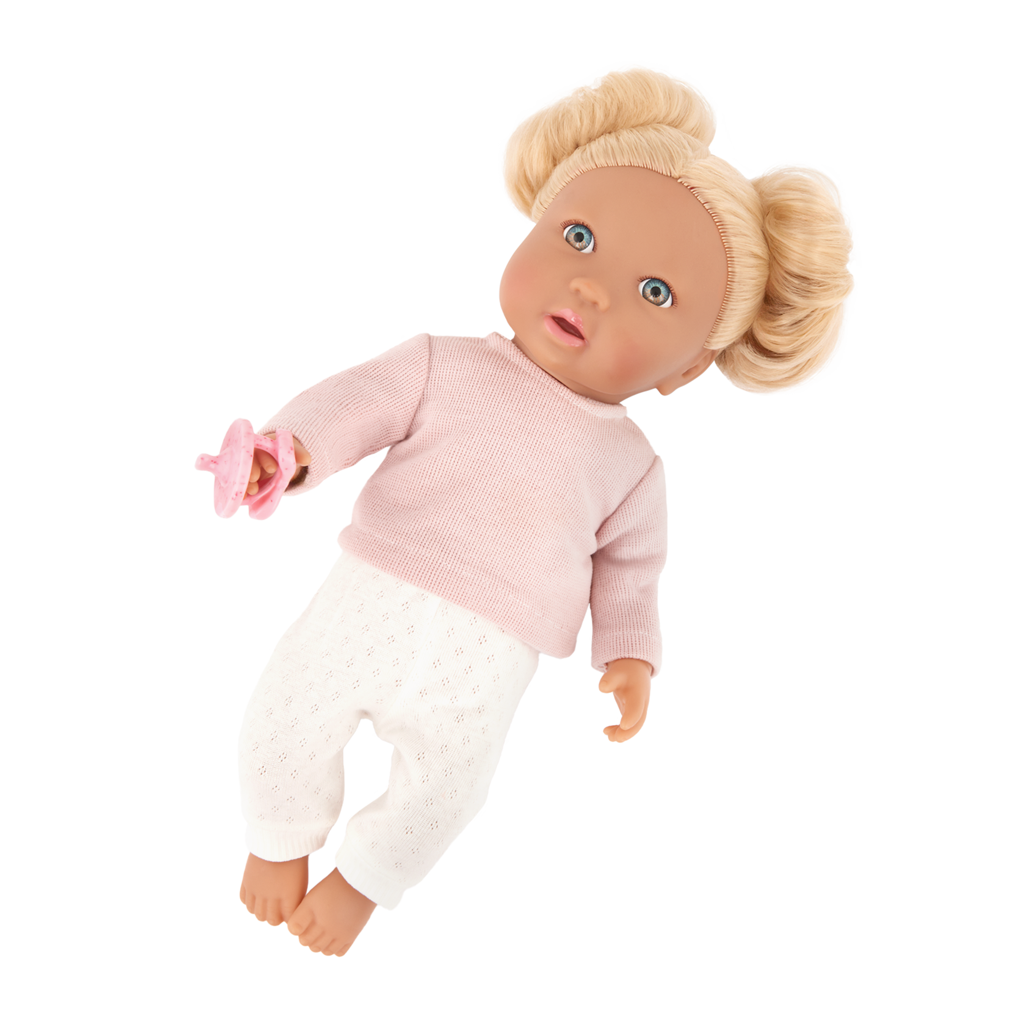 LullaBaby Doll & Pink Pacifier