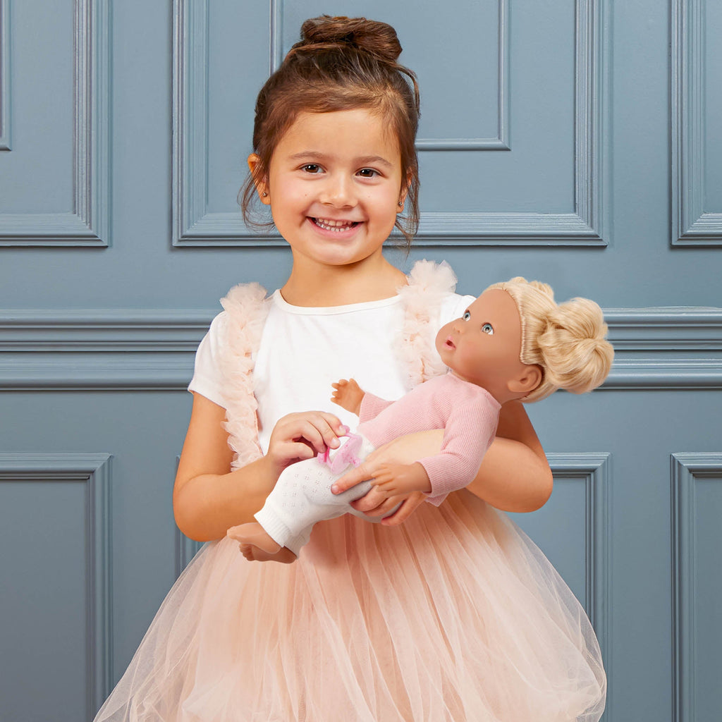LullaBaby Doll & Pink Pacifier