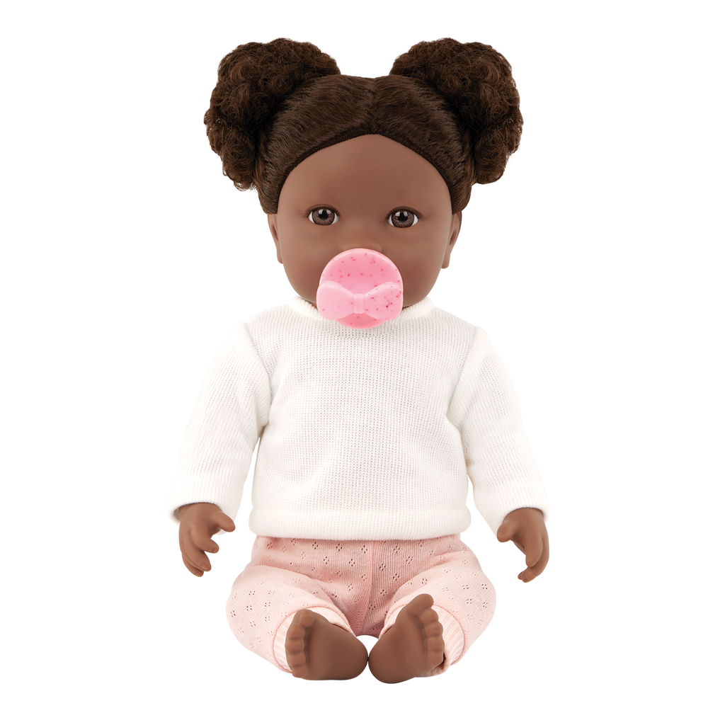 LullaBaby Doll & Pink Pacifier