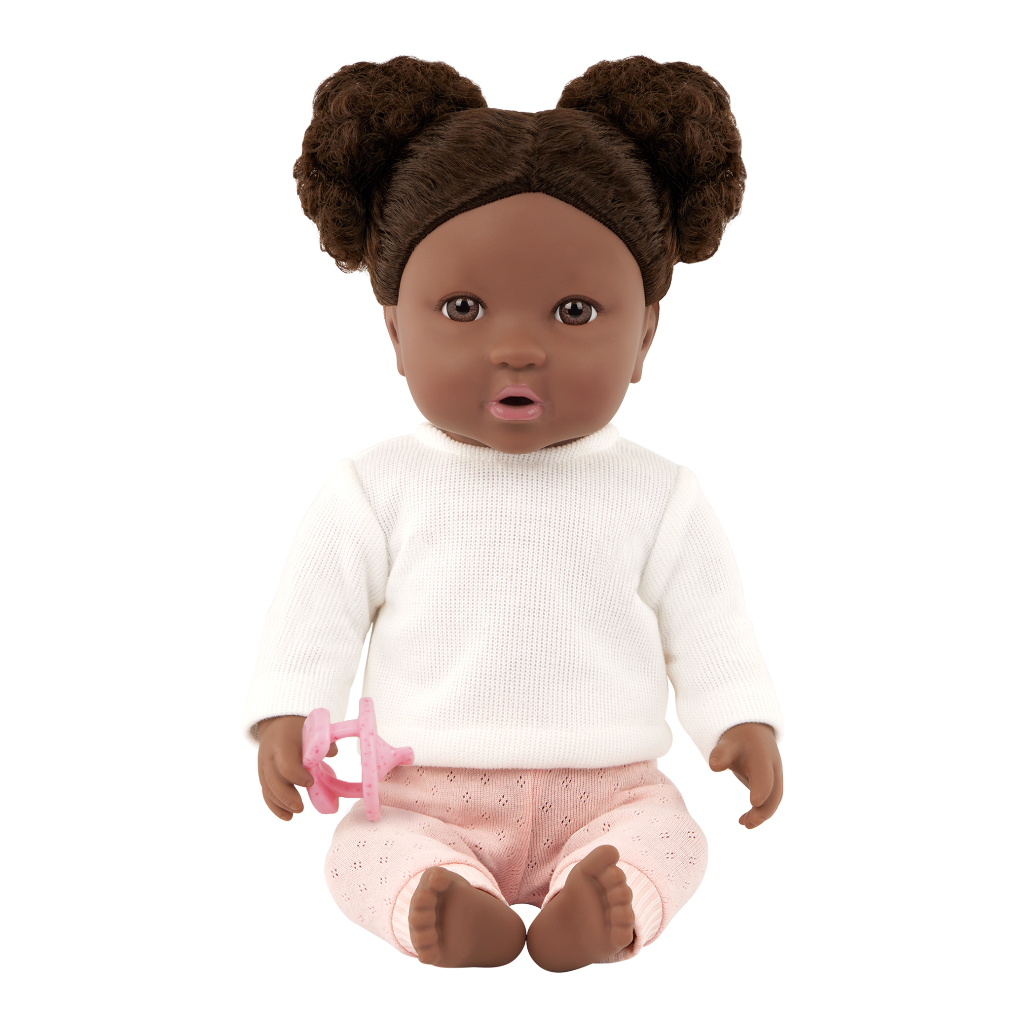 LullaBaby Doll & Pink Pacifier