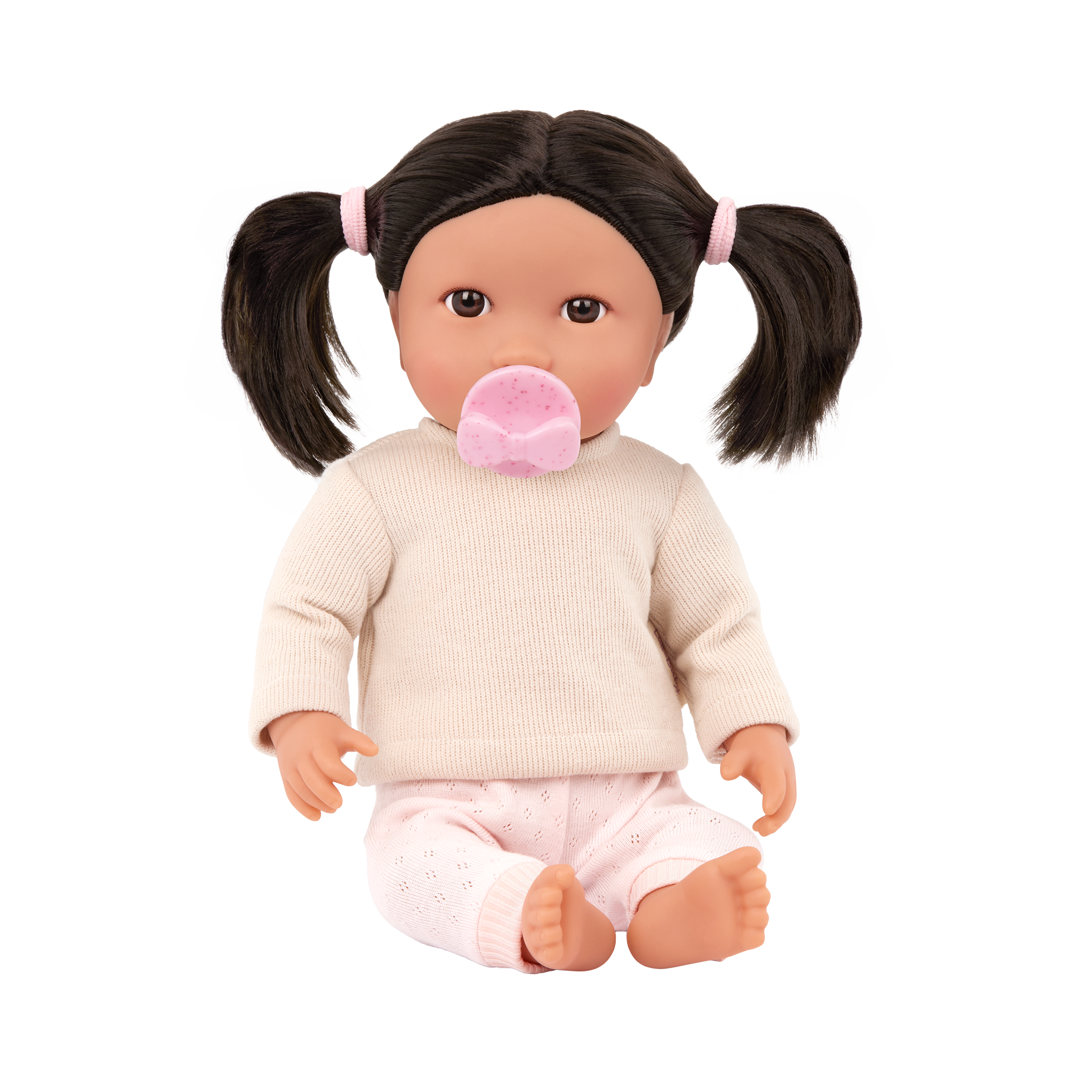 LullaBaby Doll & Pink Pacifier
