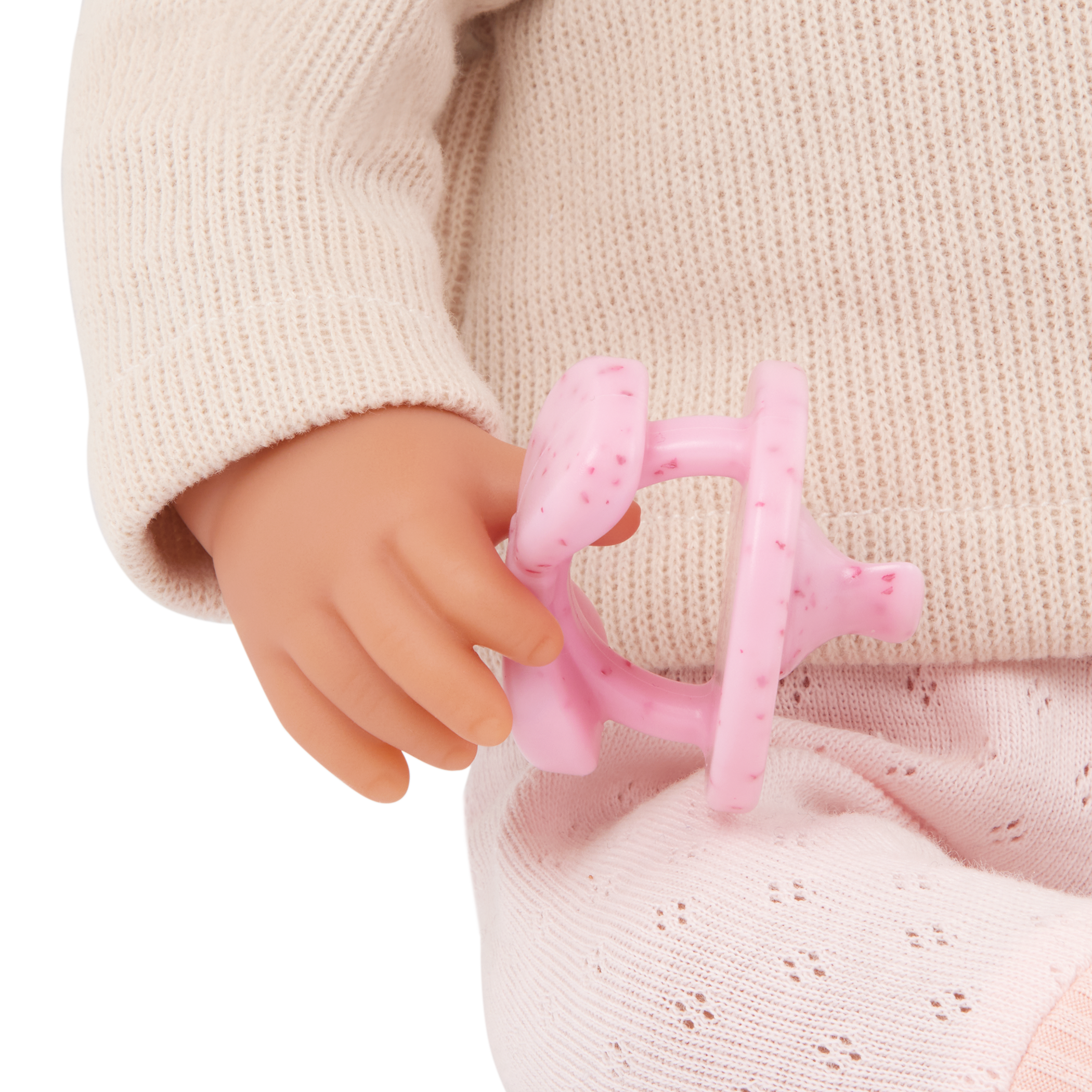 LullaBaby Doll & Pink Pacifier