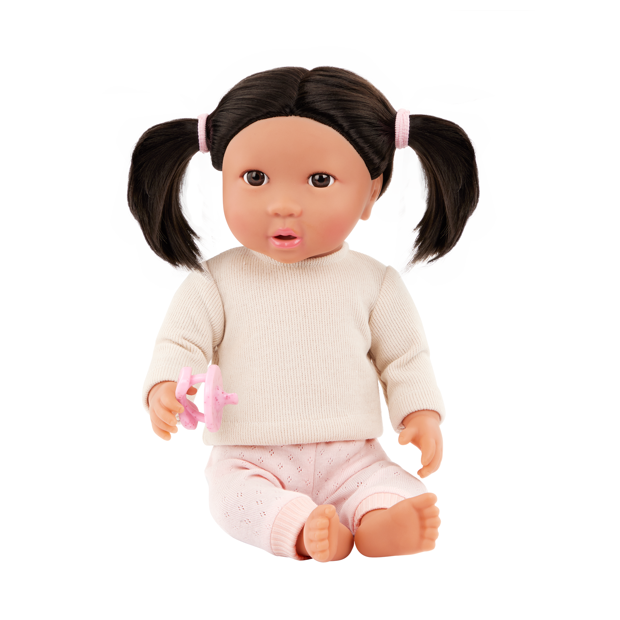 LullaBaby Doll & Pink Pacifier