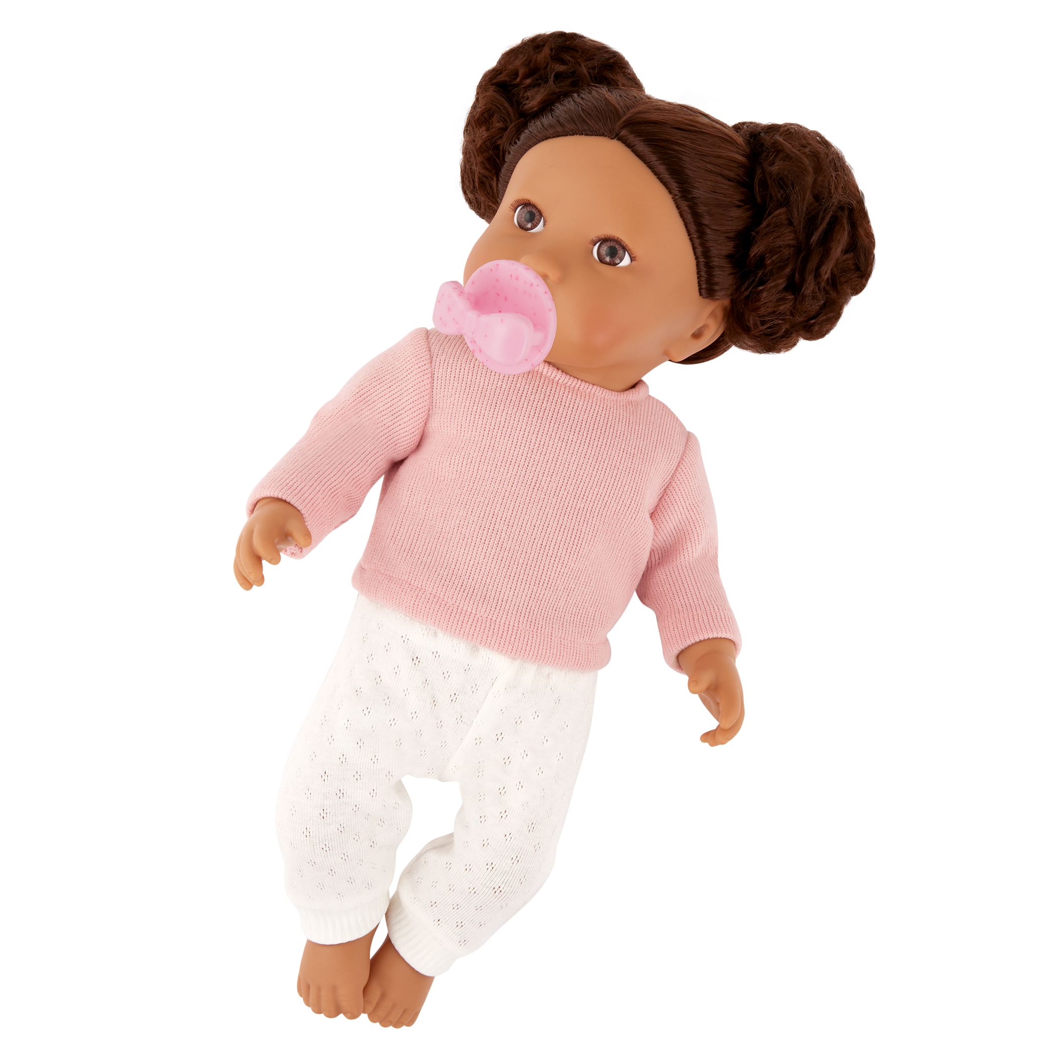 LullaBaby Doll & Pink Pacifier