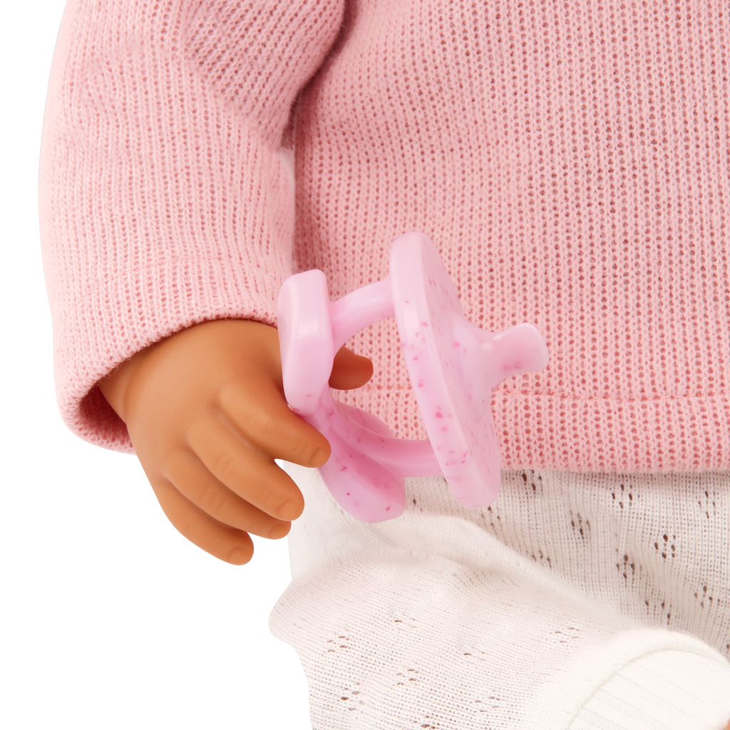LullaBaby Doll & Pink Pacifier