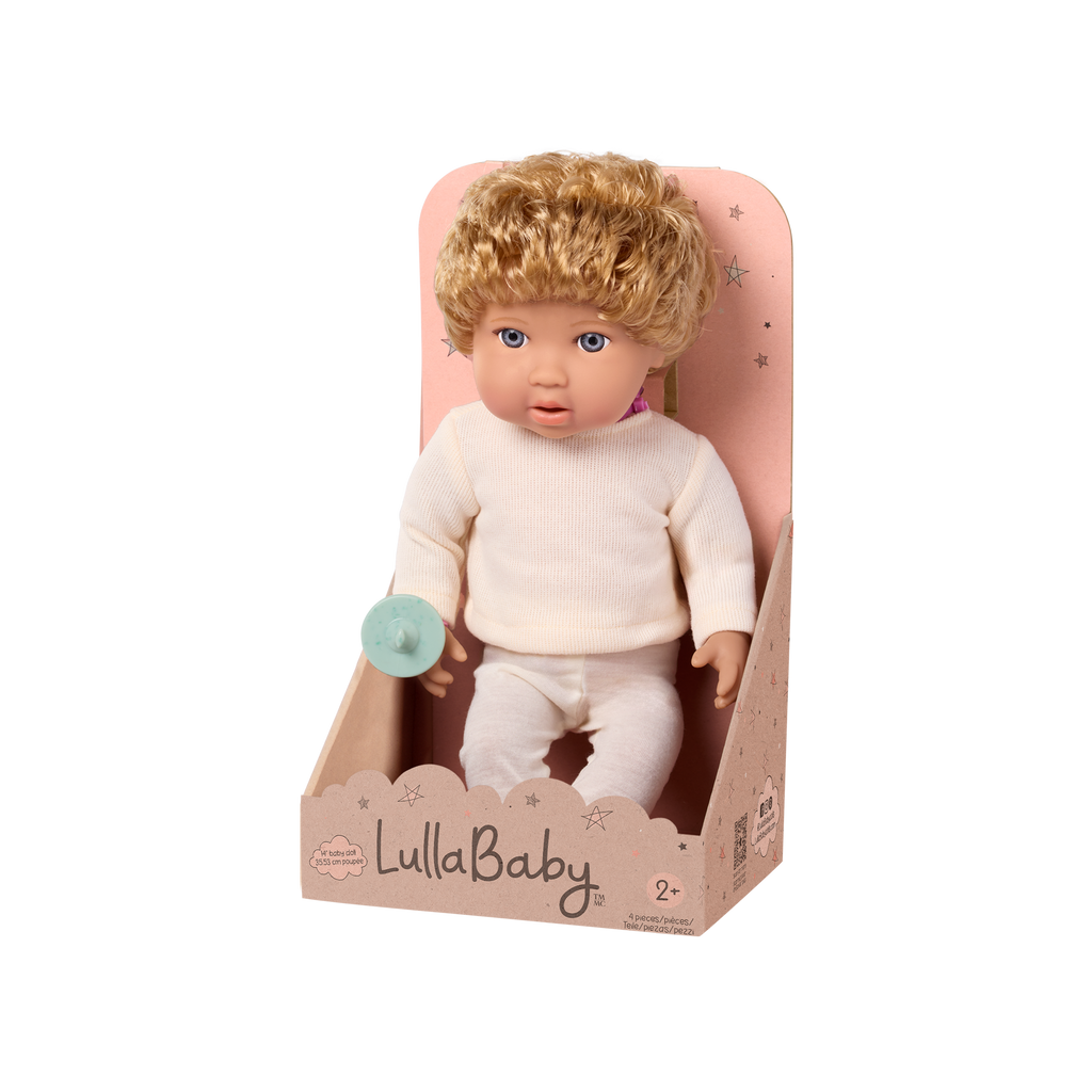 LullaBaby Doll & Green Pacifier