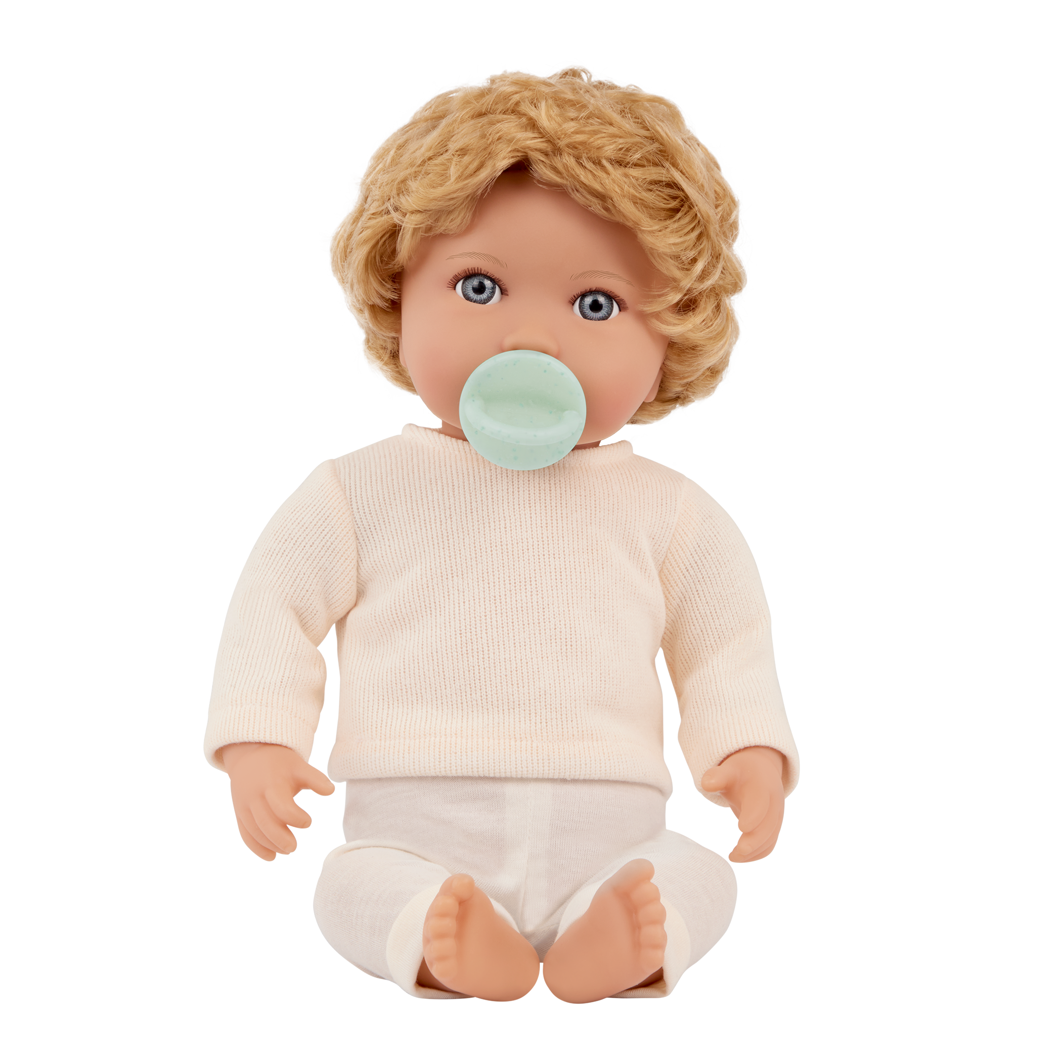 LullaBaby Doll & Green Pacifier