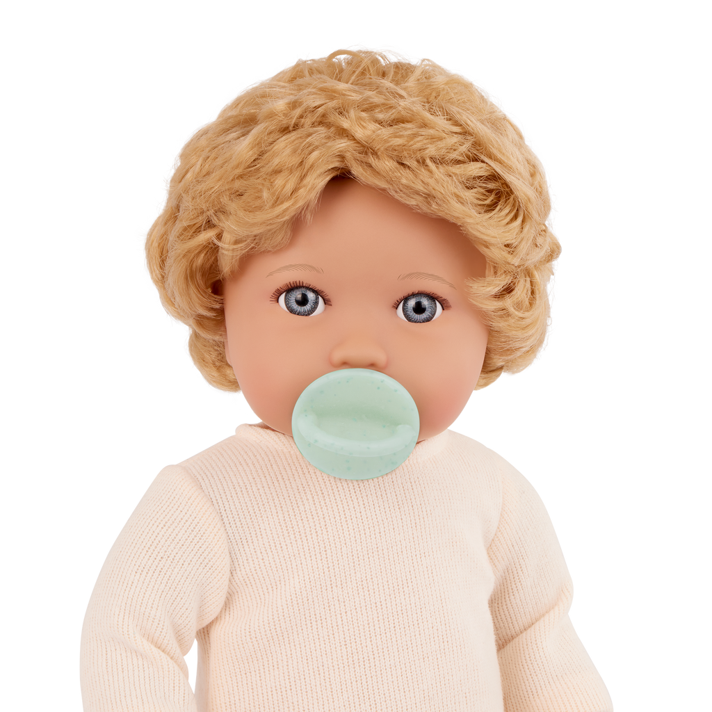 LullaBaby Doll & Green Pacifier