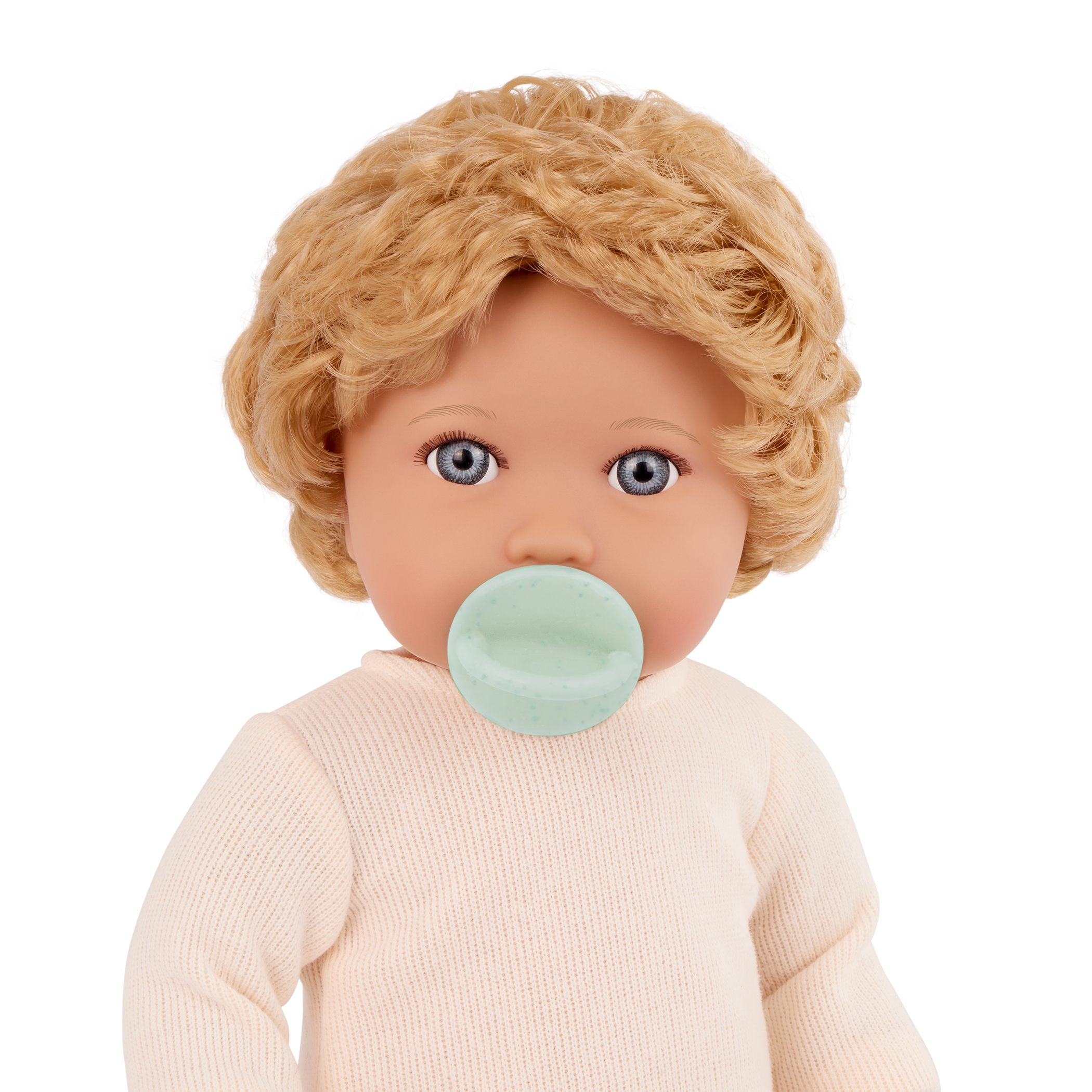 LullaBaby Doll & Green Pacifier