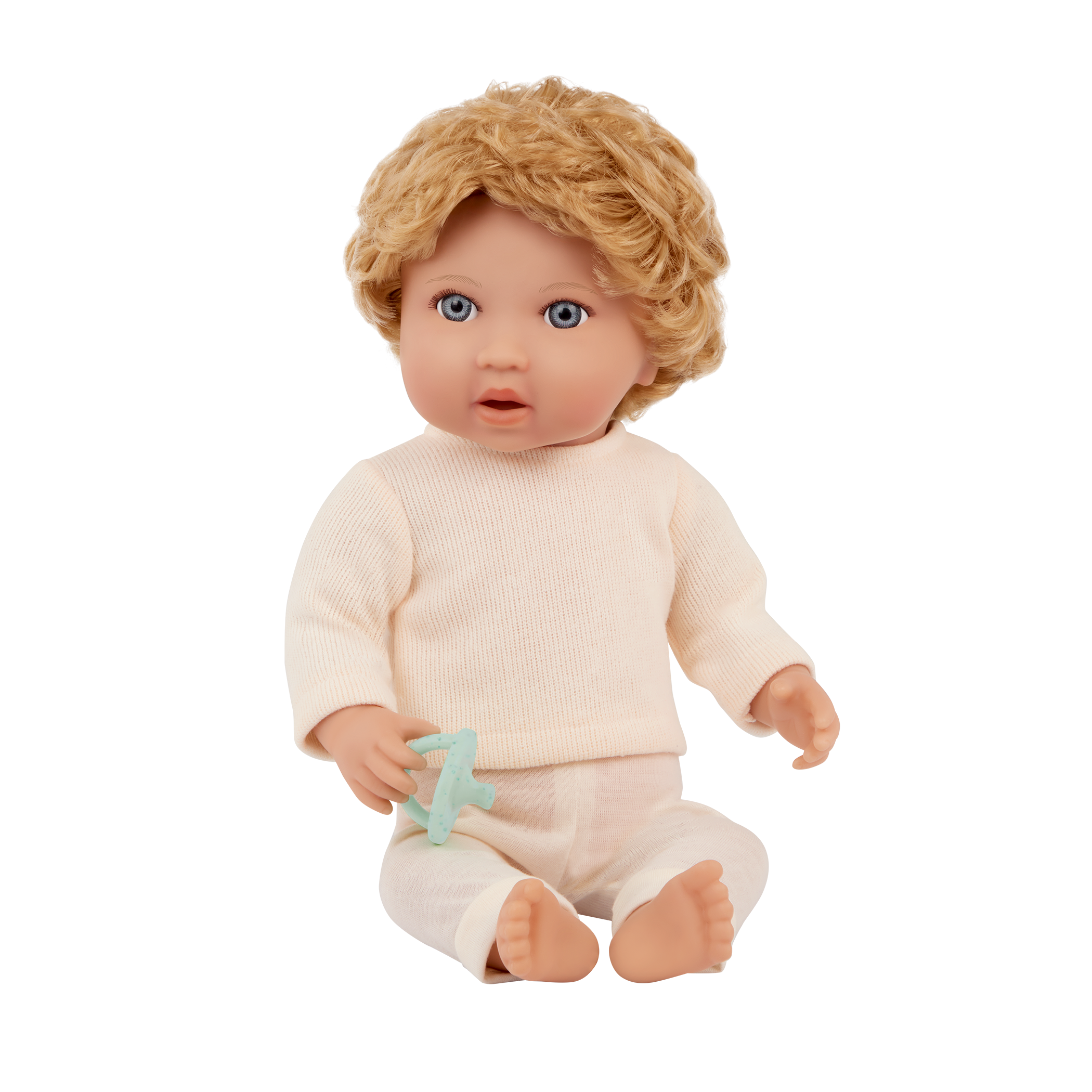 LullaBaby Doll & Green Pacifier
