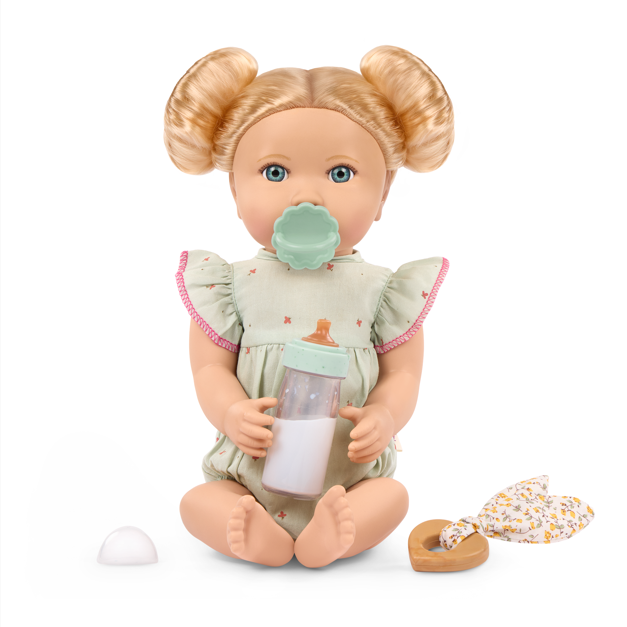 LullaBaby doll with blonde hair and blue outfit