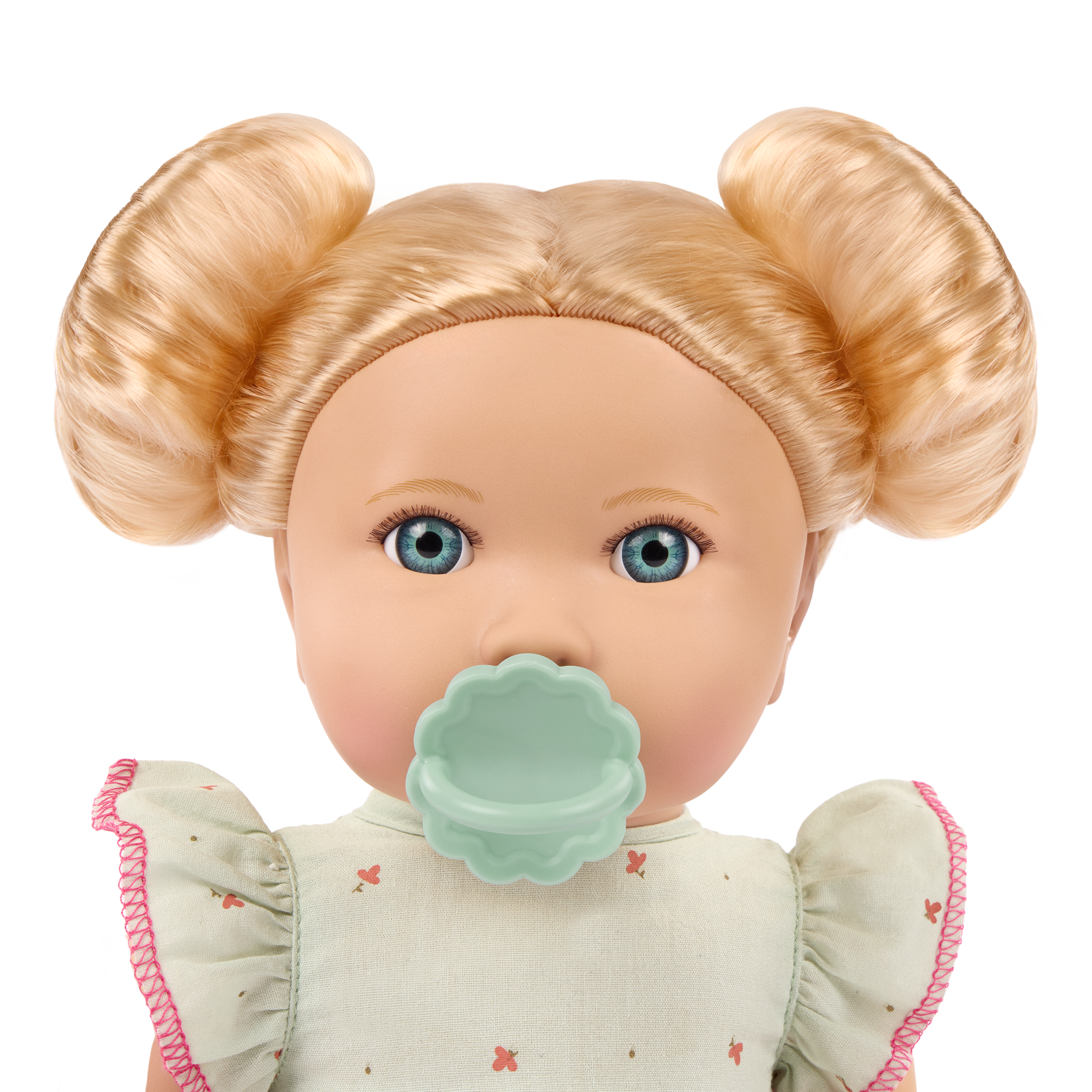 LullaBaby doll with blonde hair and blue outfit