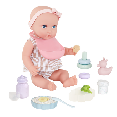 LullaBaby Doll Care & Feeding Set