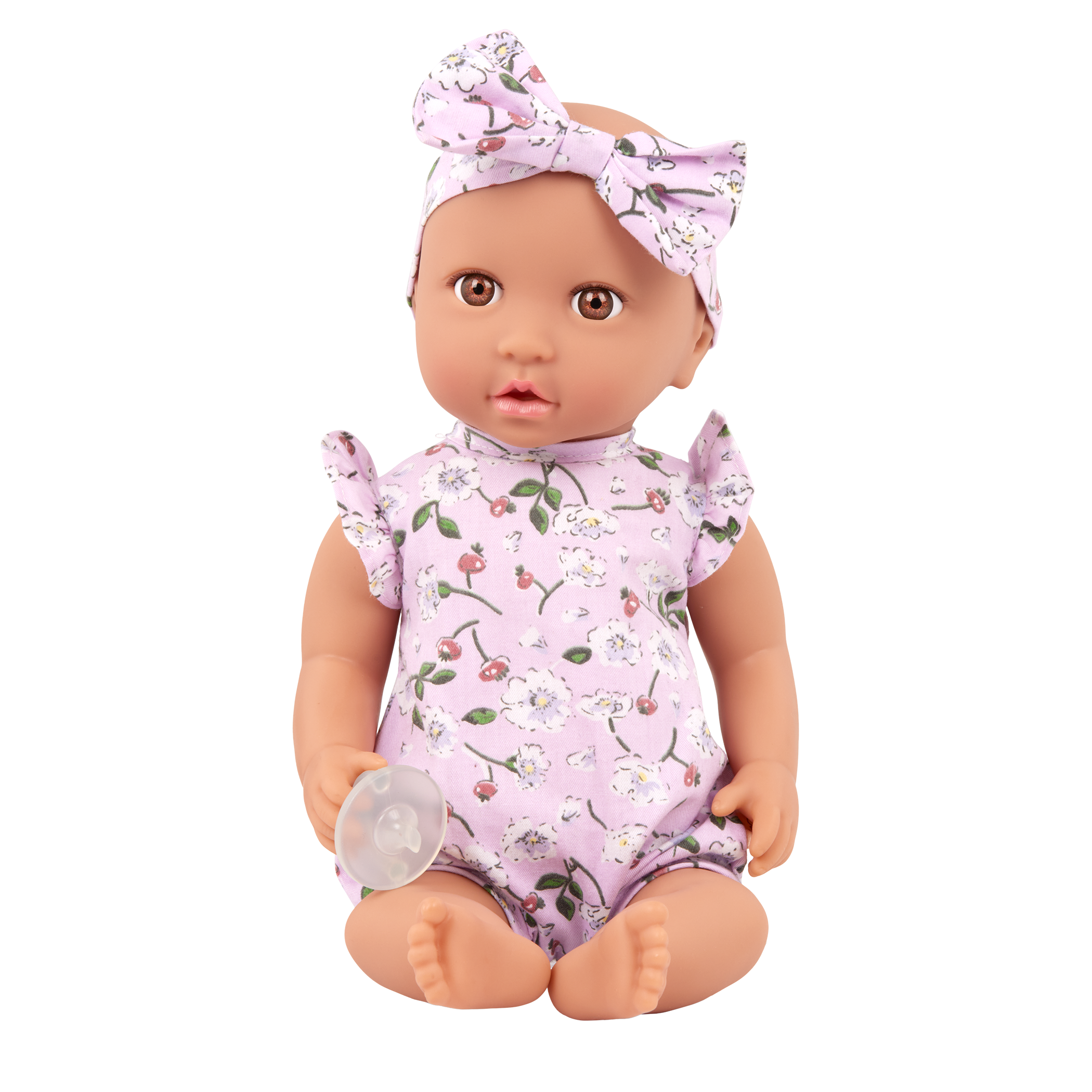 LullaBaby Doll & Plush Bassinet Set