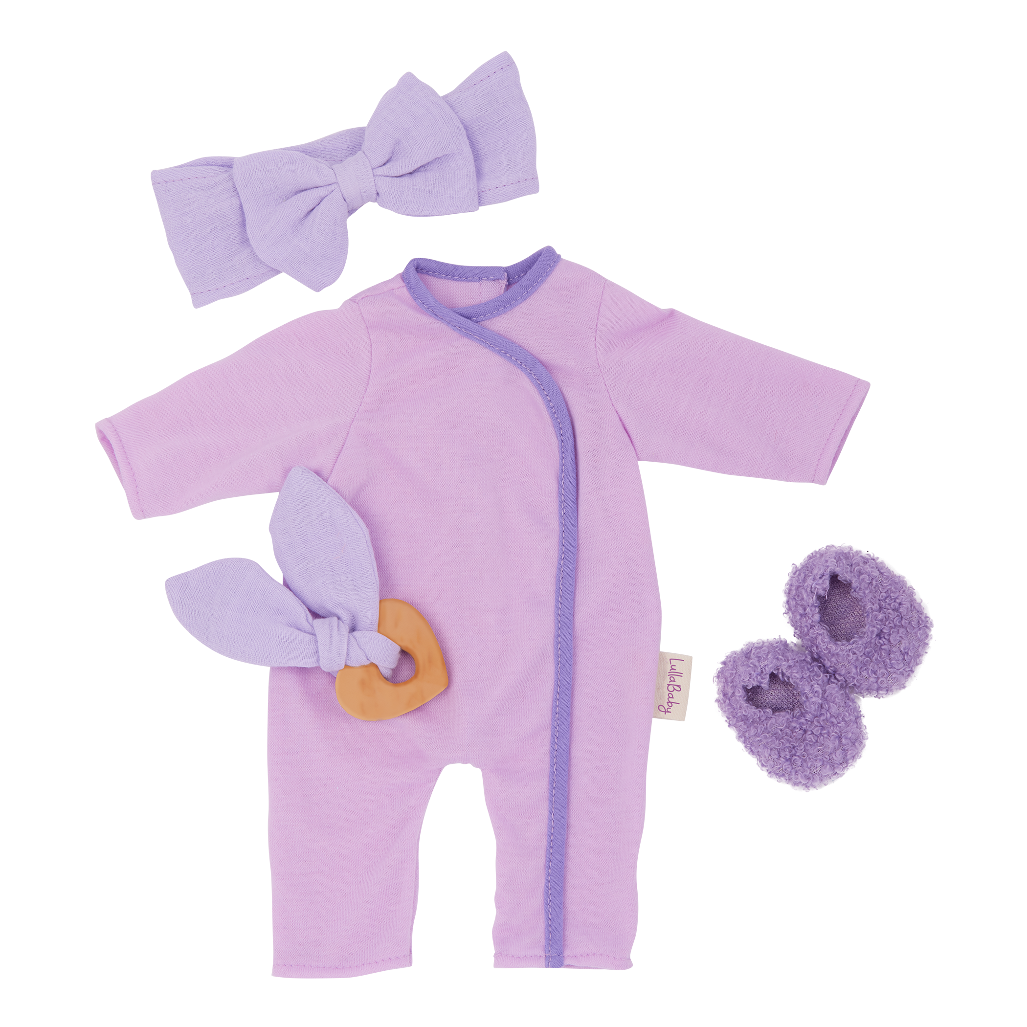 LullaBaby Doll Purple Pajama