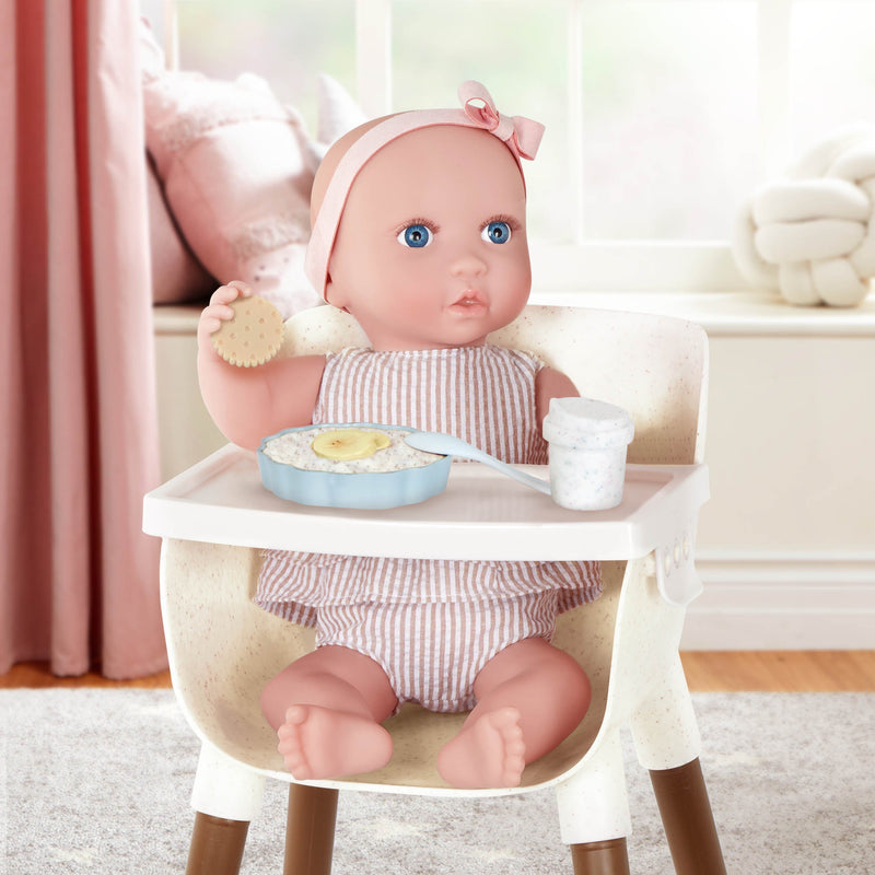 LullaBaby - Doll High Chair and Feeding Set