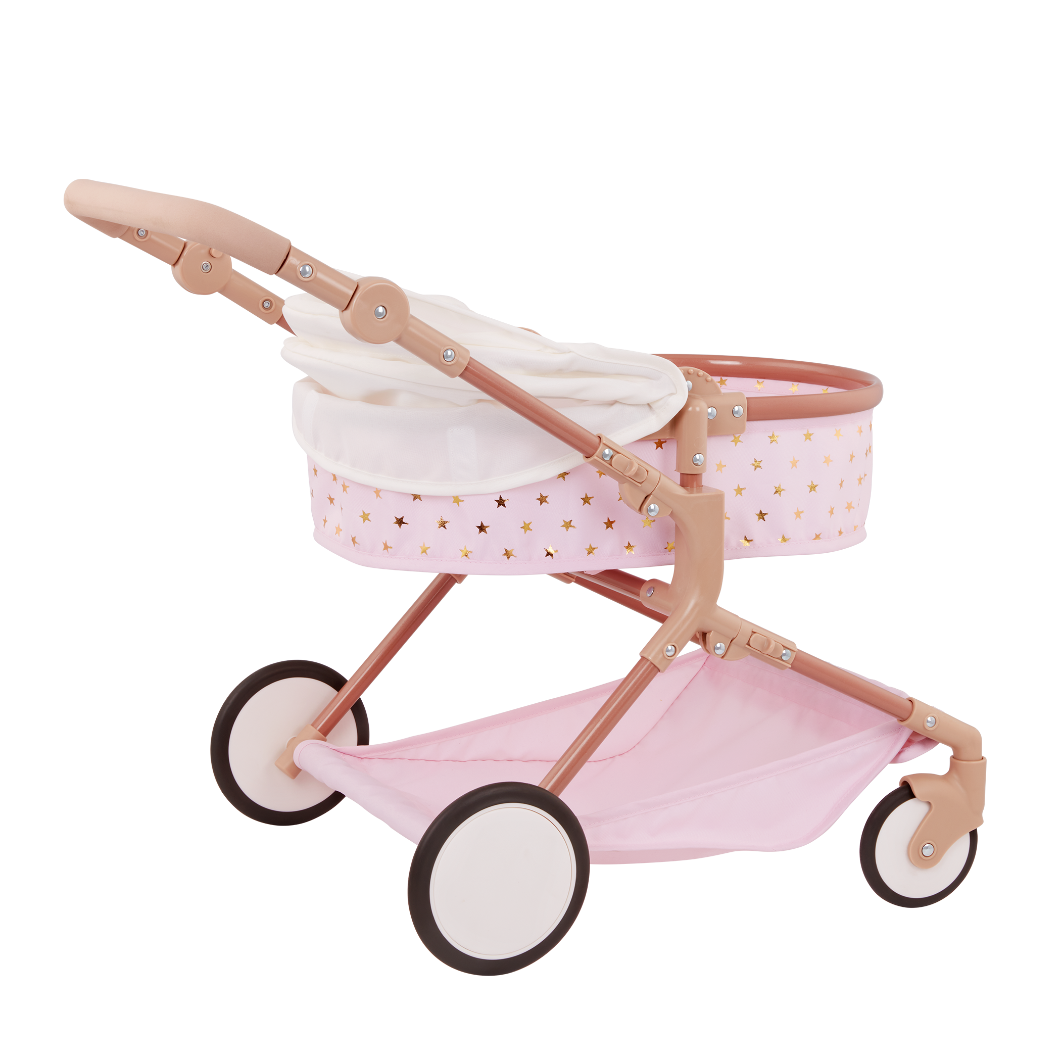 LullaBaby Doll & Double Stroller Set